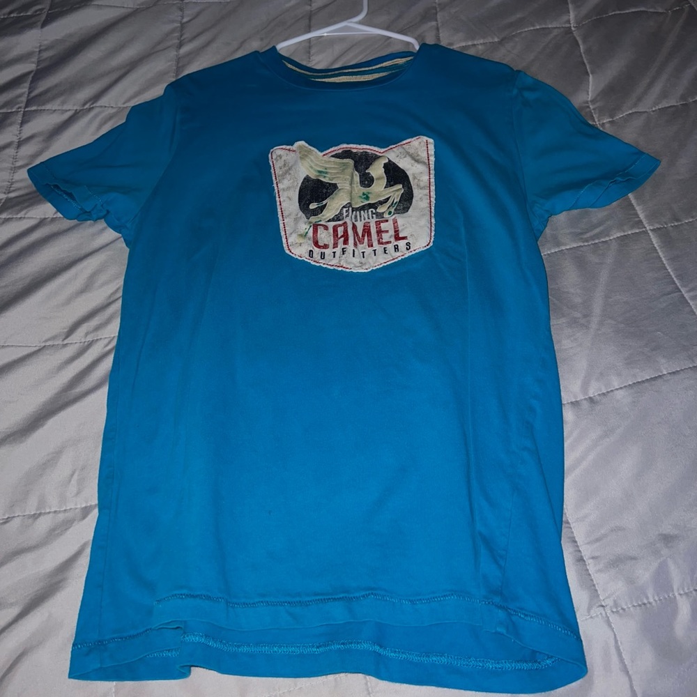 Mens Red Camel Vintage T shirt size Small